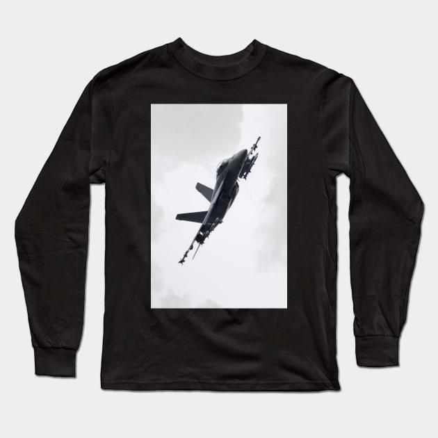 F18 Super Hornet Long Sleeve T-Shirt by aviationart